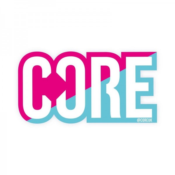 Core Classic Scooter Sticker Split Pink/Blue von Core