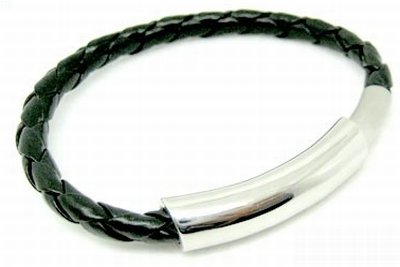 Cored geflochtenes Lederarmband mit Edelstahl-Schließe Hellbraun c35-hellbraun von Cored