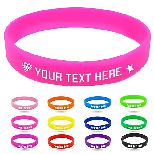 Personalisiert Silikon Armband Kinder Telefonnummer,Personalisierte SOS Armband Kinder, Graviert mit Namensarmband Kinder Anti-verlust-armband von Coregiftr