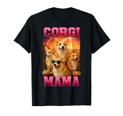Corgi Mama T-Shirt von Corgi Design