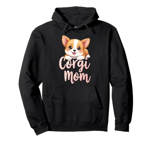 Corgi Mama Hund Welsh Corgi Mama Süßer Welpe Pullover Hoodie Corgi Mama Hund Welsh Corgi Mama Süßer Welpe Pullover Hoodie von Corgi Fun Designs