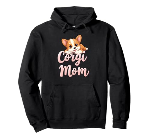 Corgi Mama Hund Welsh Corgi Mama Süßer Welpe Pullover Hoodie Corgi Mama Hund Welsh Corgi Mama Süßer Welpe Pullover Hoodie von Corgi Fun Designs