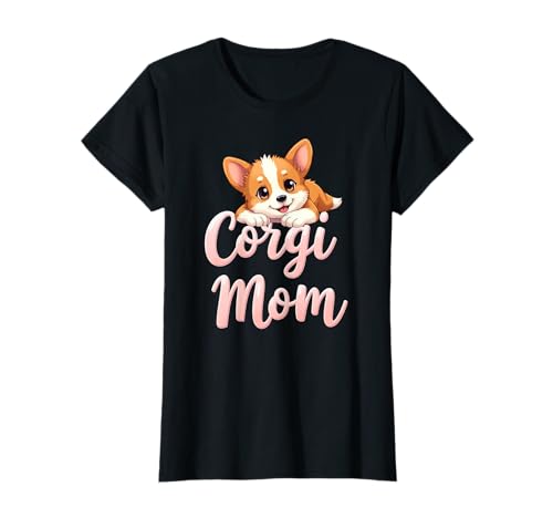 Corgi Mama Hund Welsh Corgi Mama Süßer Welpe T-Shirt Corgi Mama Hund Welsh Corgi Mama Süßer Welpe T-Shirt von Corgi Fun Designs