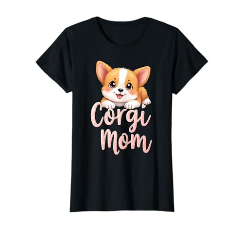 Corgi Mama Hund Welsh Corgi Mama Süßer Welpe T-Shirt Corgi Mama Hund Welsh Corgi Mama Süßer Welpe T-Shirt von Corgi Fun Designs