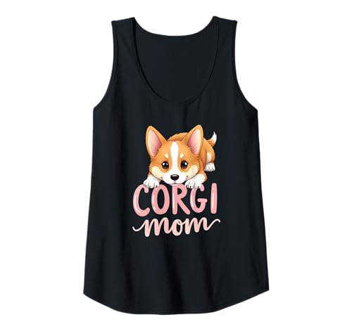 Damen Corgi Mama Hund Welsh Corgi Mama Süßer Welpe Tank Top Damen Corgi Mama Hund Welsh Corgi Mama Süßer Welpe Tank Top von Corgi Fun Designs