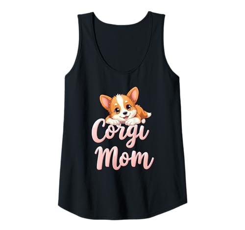 Damen Corgi Mama Hund Welsh Corgi Mama Süßer Welpe Tank Top Damen Corgi Mama Hund Welsh Corgi Mama Süßer Welpe Tank Top von Corgi Fun Designs