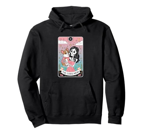 Die Corgi-Mama Pullover Hoodie Die Corgi-Mama Pullover Hoodie von Corgi Mama Tarot