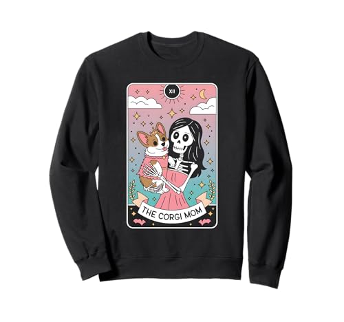 Die Corgi-Mama Sweatshirt Die Corgi-Mama Sweatshirt von Corgi Mama Tarot