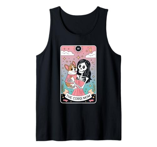 Die Corgi-Mama Tank Top Die Corgi-Mama Tank Top von Corgi Mama Tarot