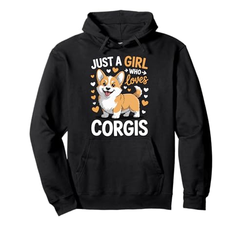 Just A Girl Who Loves Corgis Pullover Hoodie Just A Girl Who Loves Corgis Pullover Hoodie von Corgi mutter Mädchen Welsh Corgi