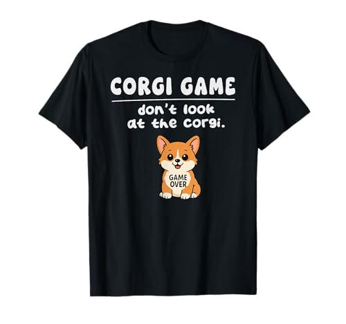 Lustiges Corgi Hundespielzeug "Don't Look Game Over" für Jungen Mädchen Kinder T-Shirt von CorgiAxis1