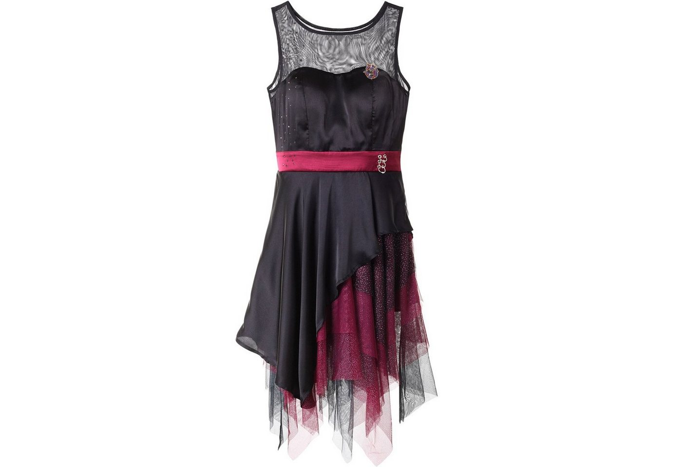 Corimori Partykleid Rockiges Damen Cocktailabendkleid Ruby's Fantasy (2-tlg) Einhorn von Corimori