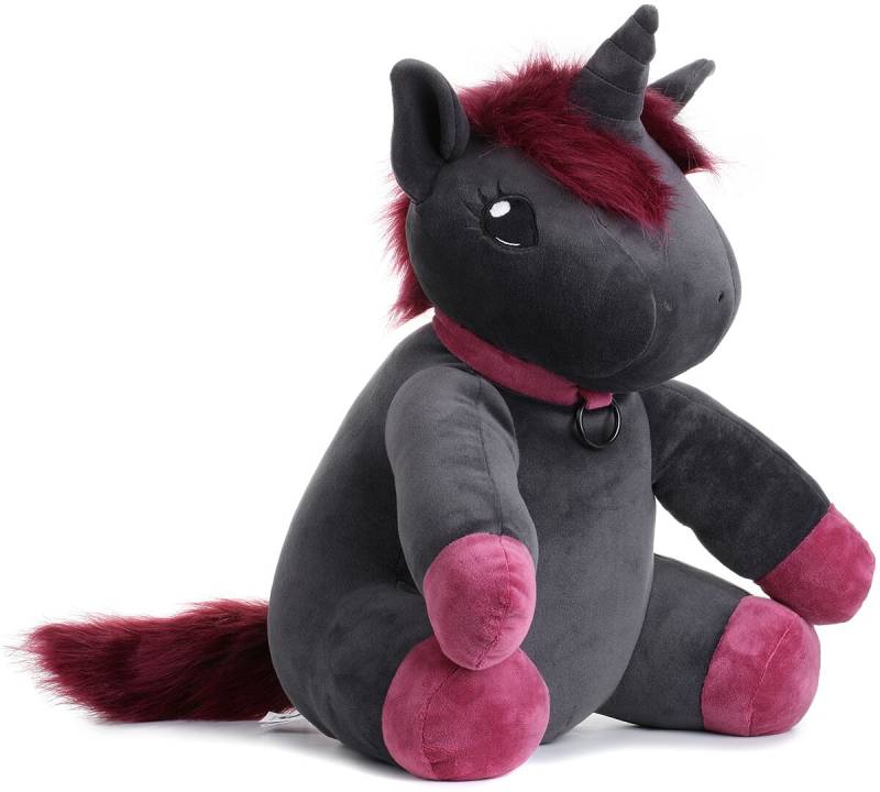 Corimori Plüschfigur - Ruby das Punk Einhorn XL Plüschfigur - schwarz von Corimori
