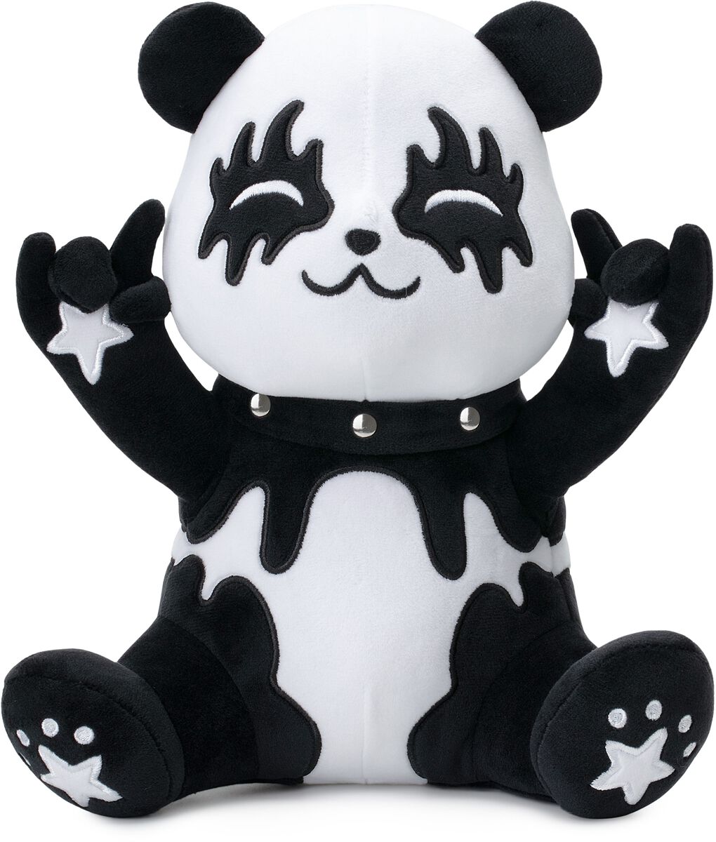 Corimori Plüschfigur - Tin der Metal-Panda - weiß/schwarz von Corimori