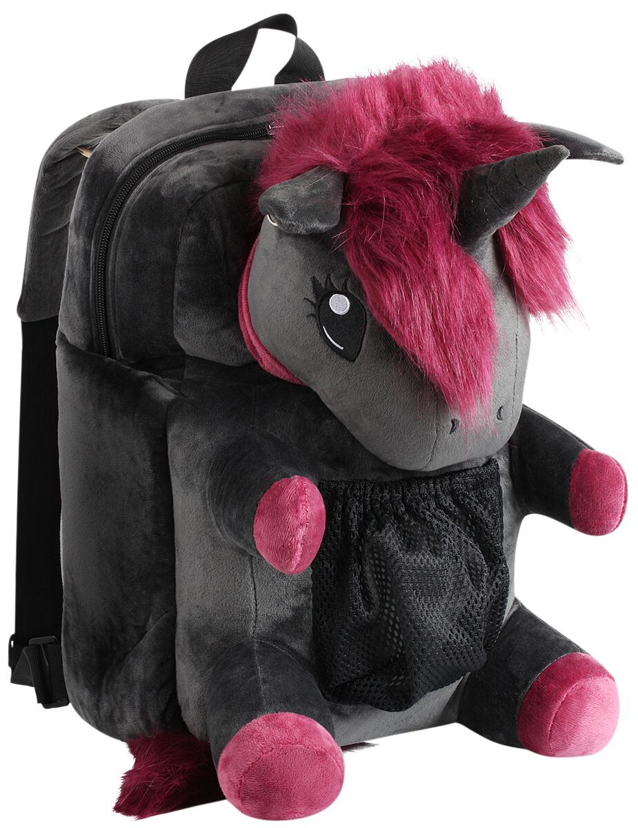 Corimori Ruby das Punk Einhorn Rucksack schwarz lila von Corimori