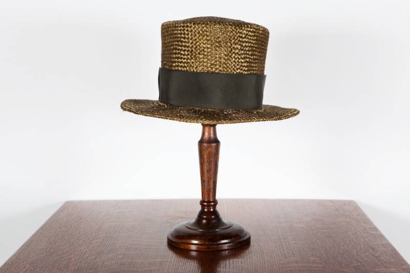 Jethro Hand Dyed Sisal Stroh Hut/Gross Bootsfahrer W/Lan Krempe-Androgynen Stil von CorinaHaywood