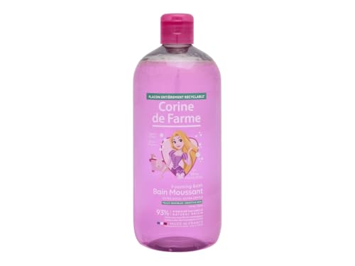 Corine de Farme - Schaumbad Disney, Rapunzel – Duschgel Freesia für Kinder ab 3 Jahren – Formel Clean Beauty, hergestellt zu 100% in Frankreich – 500 ml von Corine de Farme