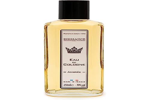 Inessance Paris – Eau de Cologne Ambre Inessance Paris für Frauen und Männer – dezenter und leicht zu tragender Duft – hergestellt in Frankreich – 250 ml von Corine de Farme