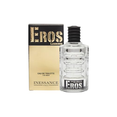 Inessance Paris Eros Legend Eau de Toilette für Herren, Duft Intensive Verführung, frische und holzige Noten, hergestellt in Frankreich, 100 ml von Corine de Farme