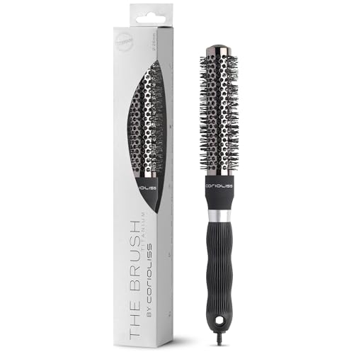 CORIOLISS | Haarbürsten für Frauen | Professionelle Titanium Round Barrel Ionic Haarbürste | Ideal für das Styling jeder Art von Haar (25 mm) CORIOLISS | Haarbürsten für Frauen | Professionelle Titanium Round Barrel Ionic Haarbürste | Ideal für das Styling jeder Art von Haar (25 mm) von Corioliss