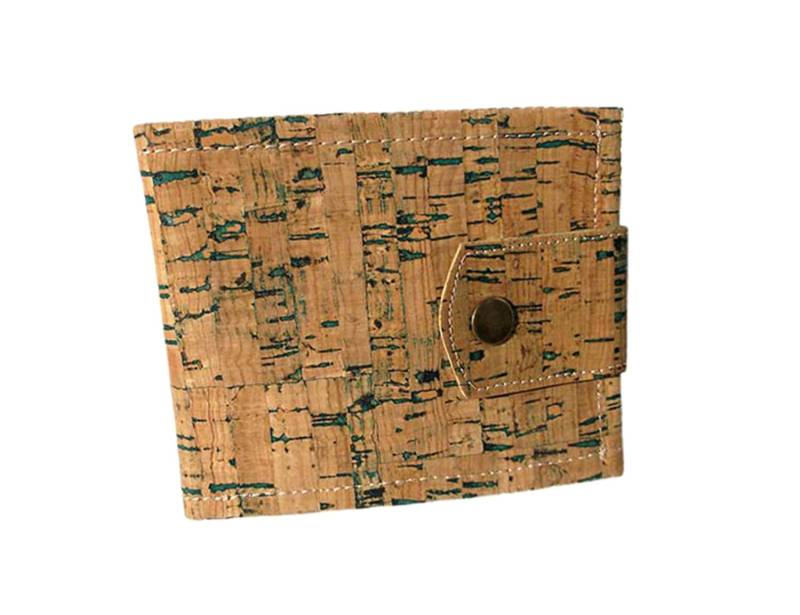 Kork Tasche Geldbörse, Brieftasche Vegan Schlanke Geldbörsen, Grüne Für Ihn, Geschenk Geldbörse Ihn von CorkCraftsClay