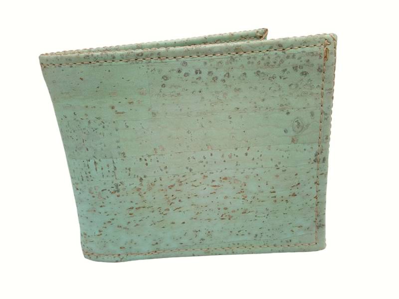 Vegane Pocket Wallet Men, Eco Slim Cork Wallet, Non-Leather Wallets Coins Pocket, Vegan Gifts For Men von CorkCraftsClay