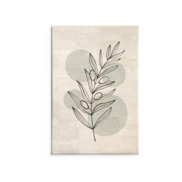 Corkando Delicate Botanicals - Olive / Kunstdruck von Corkando