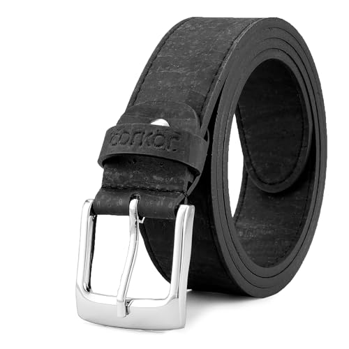 Corkor Herren Gürtel Ratsche Gürtel für Männer 35mm Breit Vegan aus Veganer Schwarz korkleder Corkor Herren Gürtel Ratsche Gürtel für Männer 35mm Breit Vegan aus Veganer Schwarz korkleder von Corkor