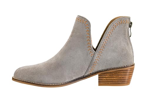 Corkys Footwear Bluffin Bootie, stilvolle Stiefelette mit gepolsterten Einlegesohlen für den ganzen Tag, durchgehender Fersenreißverschluss für einfaches An- und Ausziehen, Nähte entlang des von Corkys Footwear
