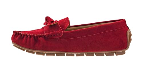 Corkys Footwear Damen Driving Miss Daisy Driving Loafer/Mokassin, ein klassischer Slip-On mit Schleifenknoten, gepolsterter Innensohle und strapazierfähiger Gummi-Außensohle für ganztägigen Komfort von Corkys Footwear