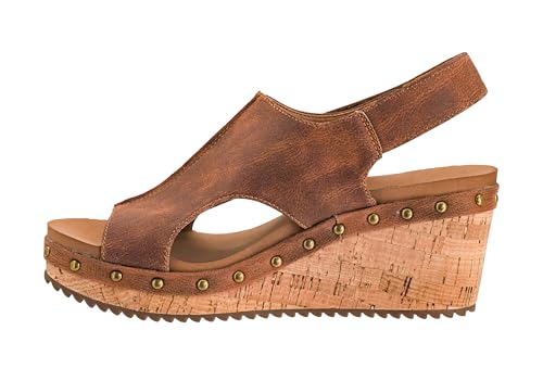 Corkys Footwear Damenkeile – mit EVA-Schaumstoff-gepolsterten Einlegesohlen, einem 6,3 cm Absatz, leicht für den ganzen Tag, einfaches An- und Ausziehen mit Klettverschluss, Rost, 37.5 EU Corkys Footwear Damenkeile – mit EVA-Schaumstoff-gepolsterten Einlegesohlen, einem 6,3 cm Absatz, leicht für den ganzen Tag, einfaches An- und Ausziehen mit Klettverschluss, Rost, 37.5 EU von Corkys Footwear