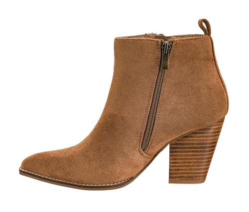 Corkys Footwear Hey Girl Damen-Stiefelette mit hohem Standard, 8,9 cm Absatz, mit zwei funktionalen seitlichen Reißverschlüssen und einer leicht gepolsterten EVA-Einlegesohle für ganztägigen Komfort von Corkys Footwear