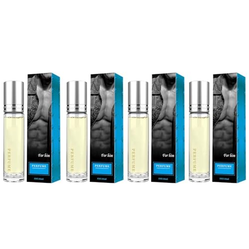 Corlidea 4 Stück Pheromone-Parfüm für Herren, Roll-on Venom Parfum, Pheromon-Parfum, Pheromone-Parfüm, Vaillant Herrenparfüm, Pheromon, Herrenduft von Corlidea