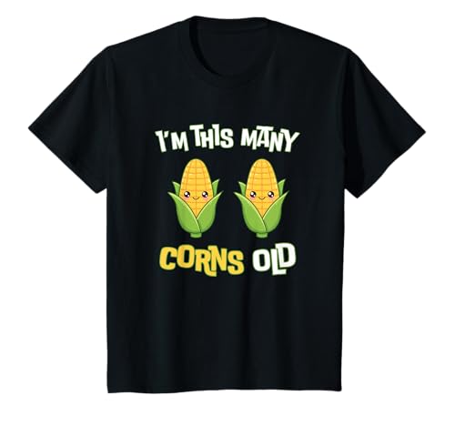 Kinder I'm This Many Corn Old — Süßer Mais zum 2. Geburtstag, 2 Jahre alt T-Shirt Kinder I'm This Many Corn Old — Süßer Mais zum 2. Geburtstag, 2 Jahre alt T-Shirt von Corn lover Birthday Gifts Toddler