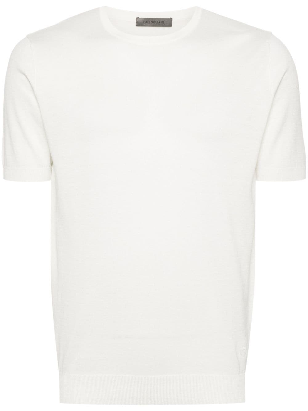 Corneliani Fein gestricktes T-Shirt - Weiß von Corneliani