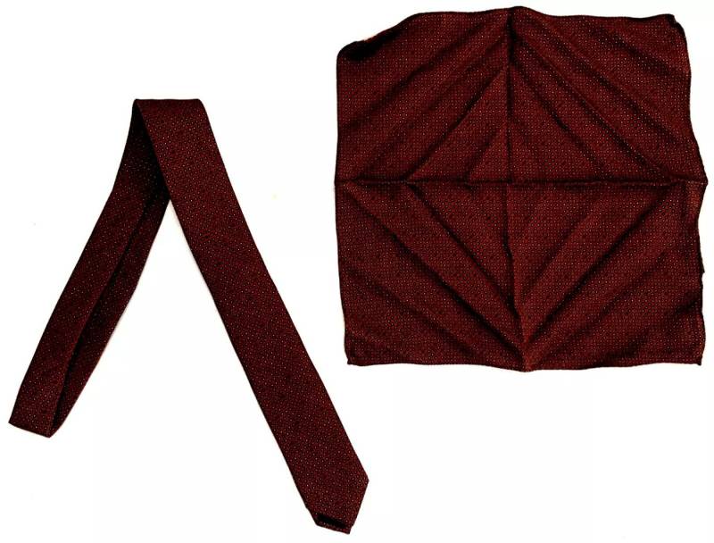 Corneliani Krawatte CC Corneliani Collection Herren krawatten und Einstecktuch Set Muster von Corneliani