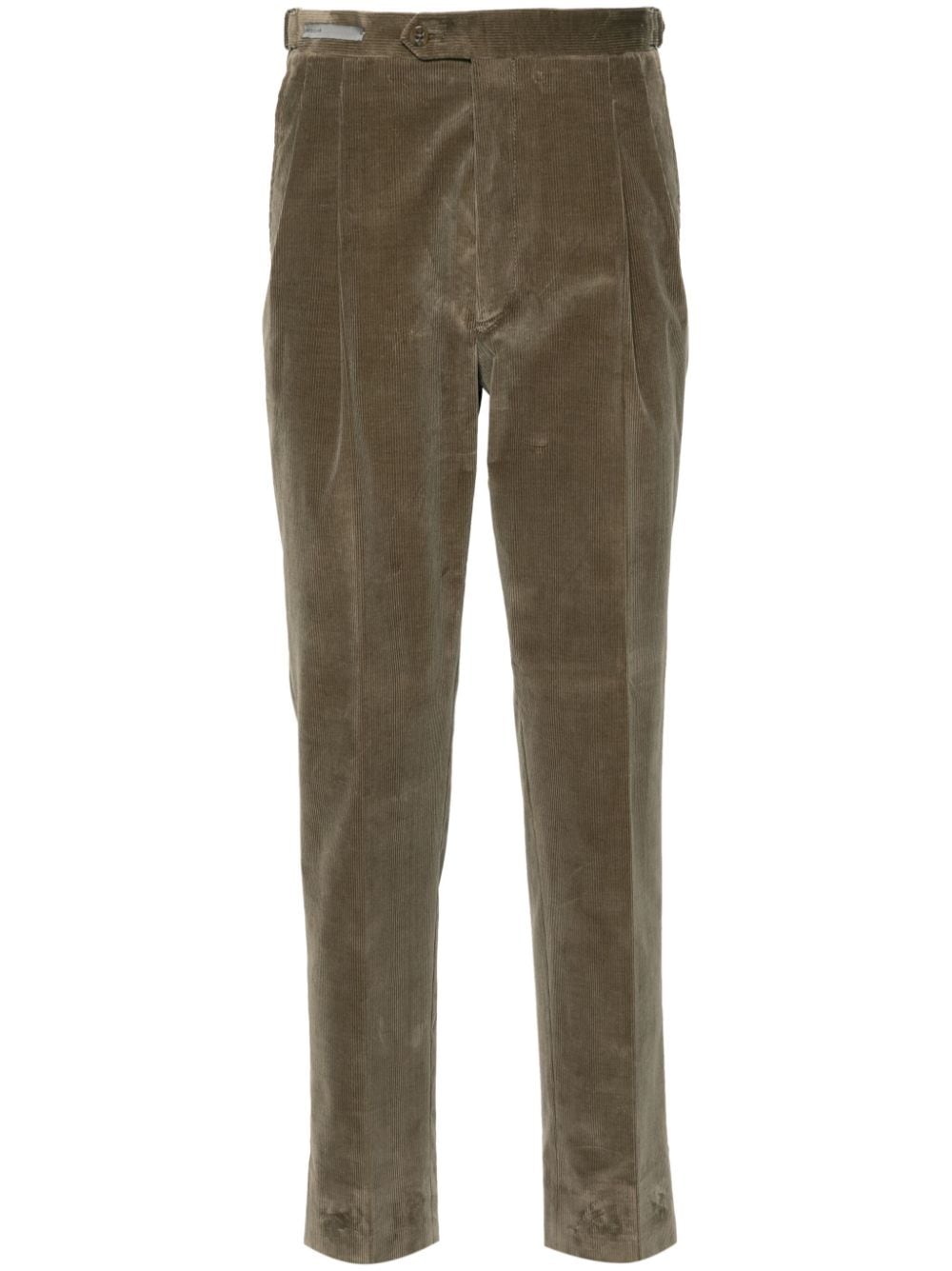 Corneliani Schmale Cordhose - Grün von Corneliani