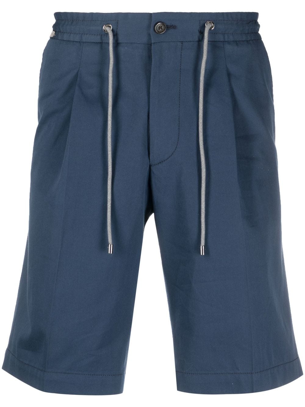 Corneliani Chino-Shorts mit Kordelzug - Blau von Corneliani