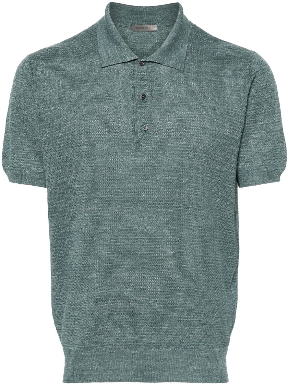 Corneliani Poloshirt aus Strickjersey - Grün von Corneliani