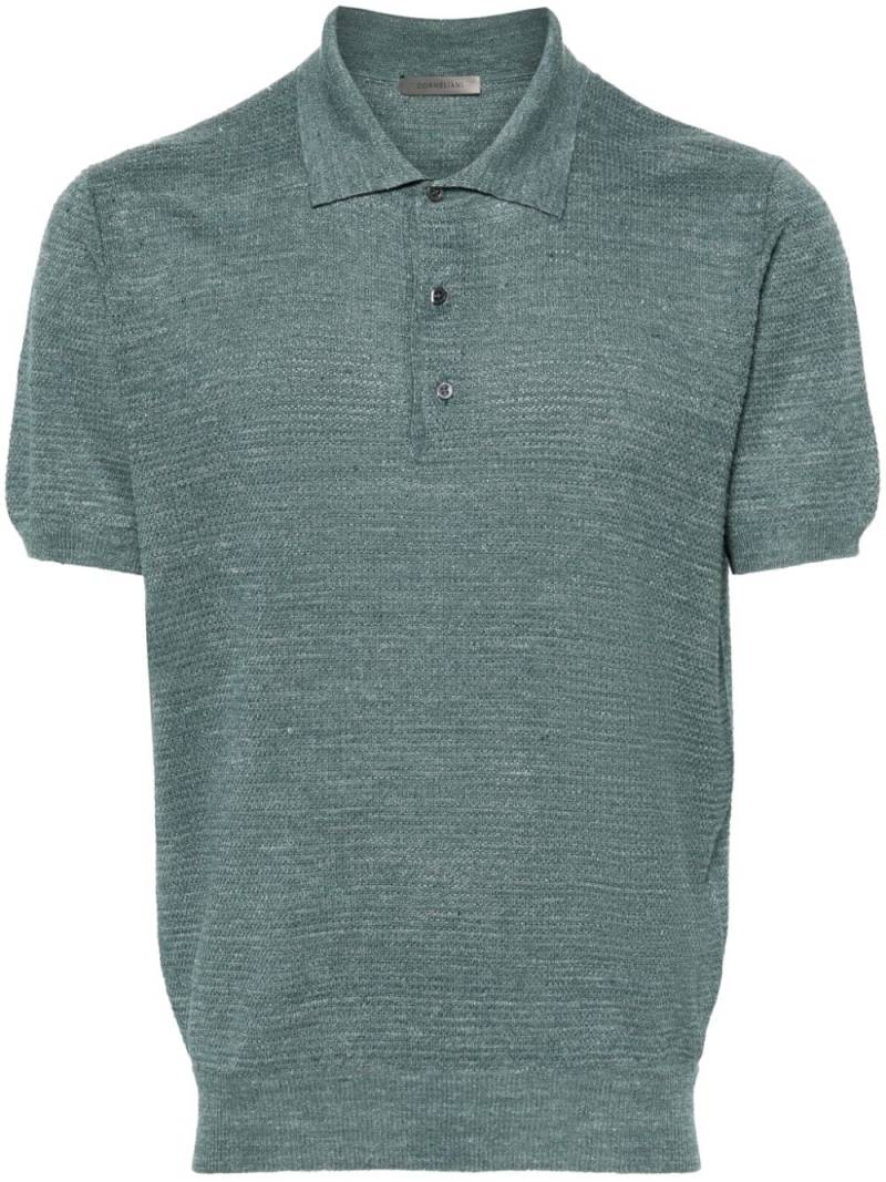 Corneliani Poloshirt aus Strickjersey - Grün von Corneliani