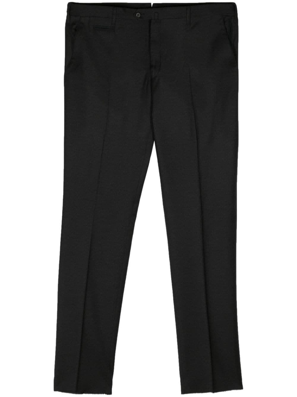 Corneliani mid-rise tailored felted trousers - Grau von Corneliani