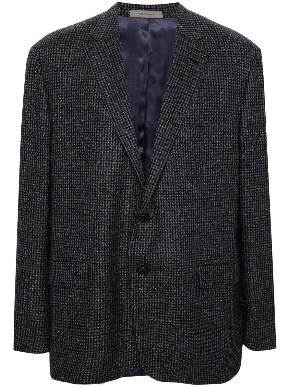 Corneliani notched-lapels single-breasted blazer - Blau von Corneliani