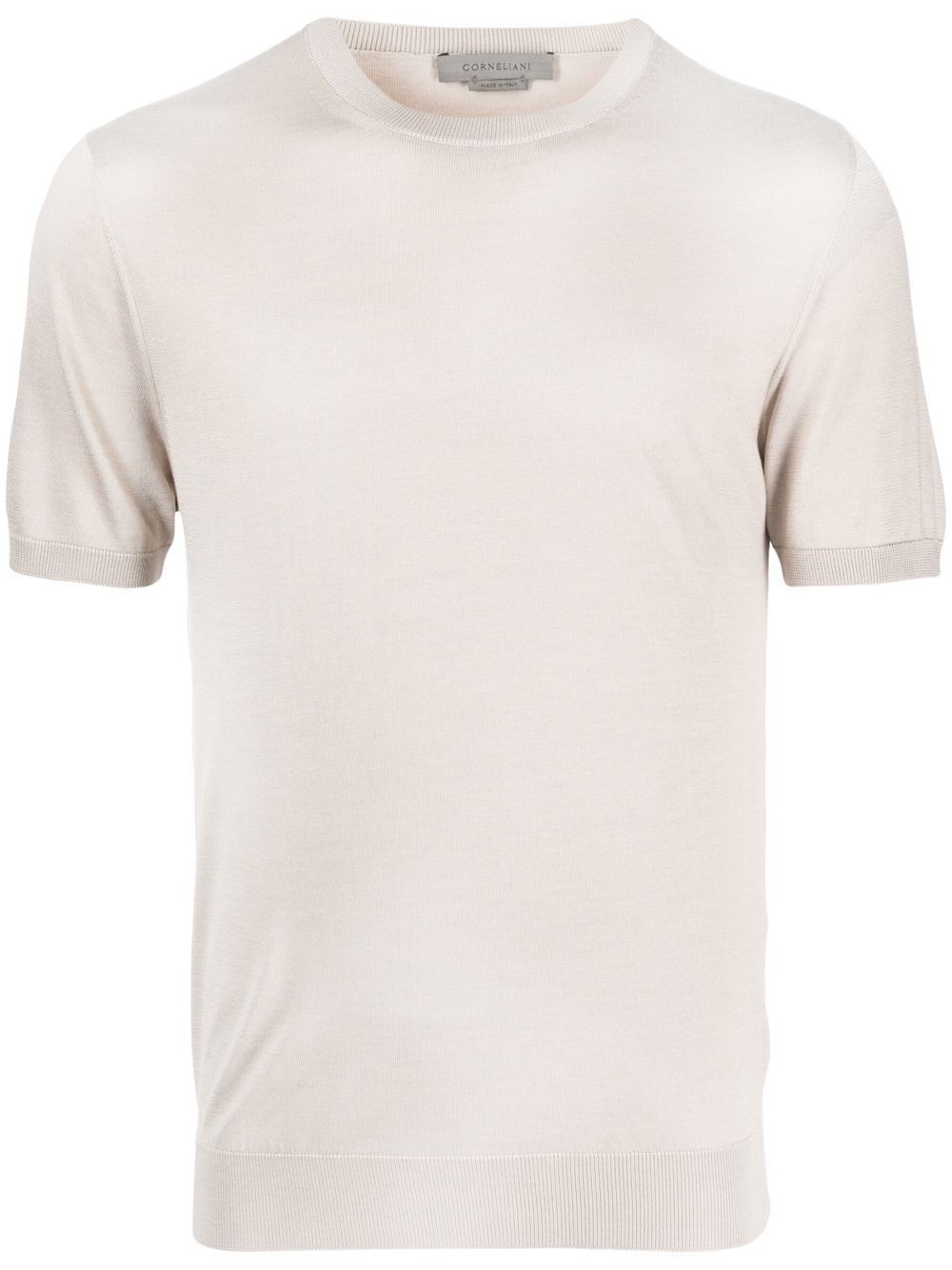 Corneliani T-Shirt aus Seide - Nude von Corneliani