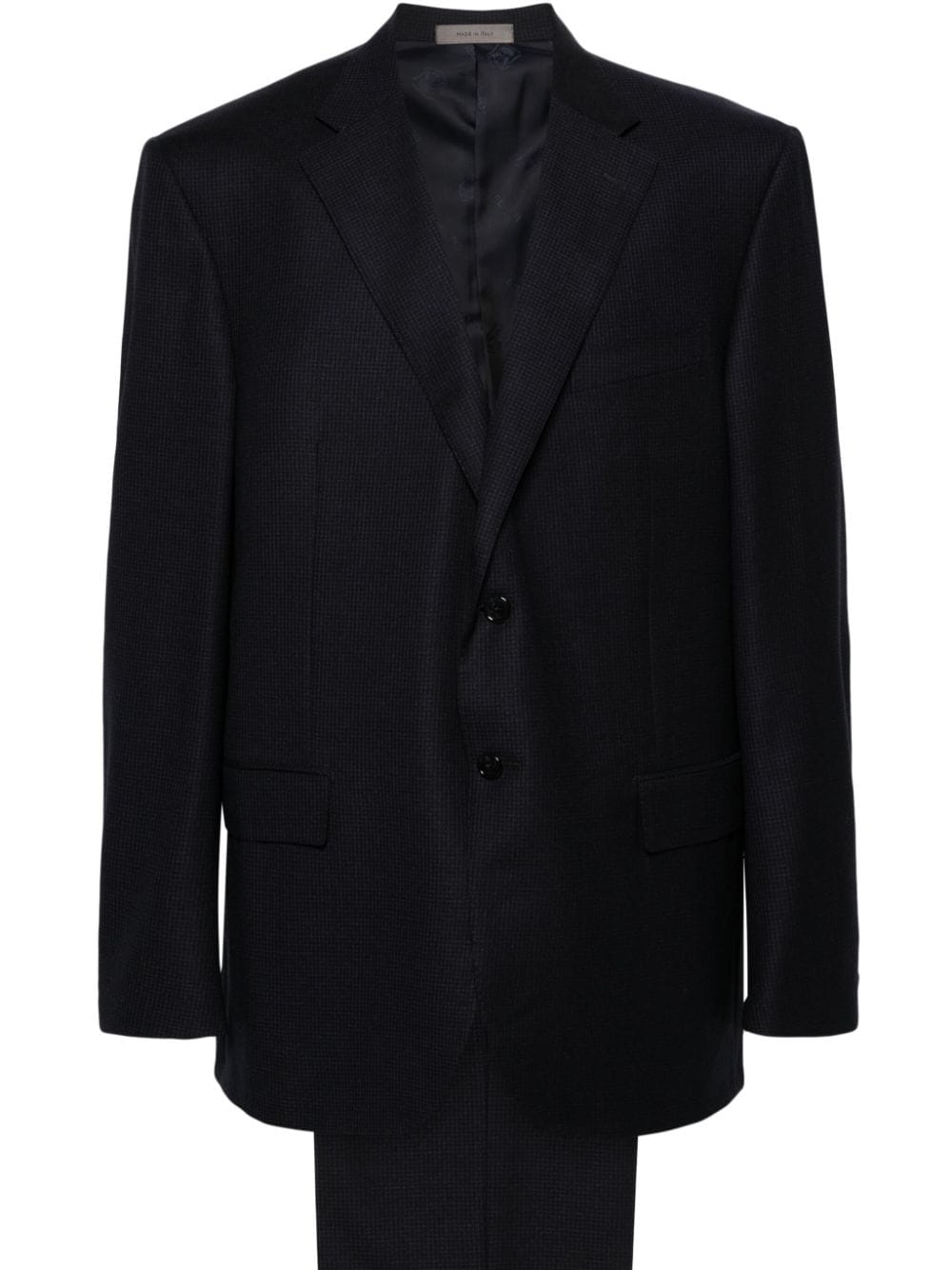 Corneliani single-breasted virgin wool suit - Blau von Corneliani