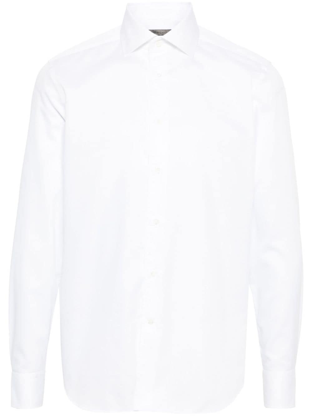 Corneliani Hemd mit Spreizkragen - Weiß von Corneliani