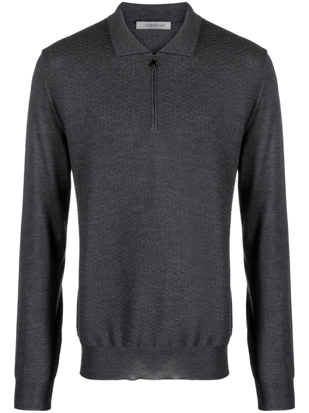 Corneliani Pullover mit Reißverschluss - Grau von Corneliani