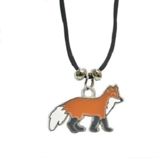 Cornelissen 1 Kette Fuchs, Modeschmuck Anhänger emailliert Tier Tiere Füchse von Cornelissen