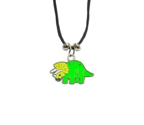 Cornelissen 1 Kette Triceratops, Modeschmuck Anhänger emailliert Tier Tiere Dinosaurier von Cornelissen