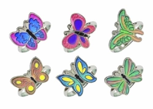 Cornelissen 1 Stimmungsring Schmetterling, Modeschmuck Ringe Geschenke Schmuck Stimmungsringe Falter von Cornelissen