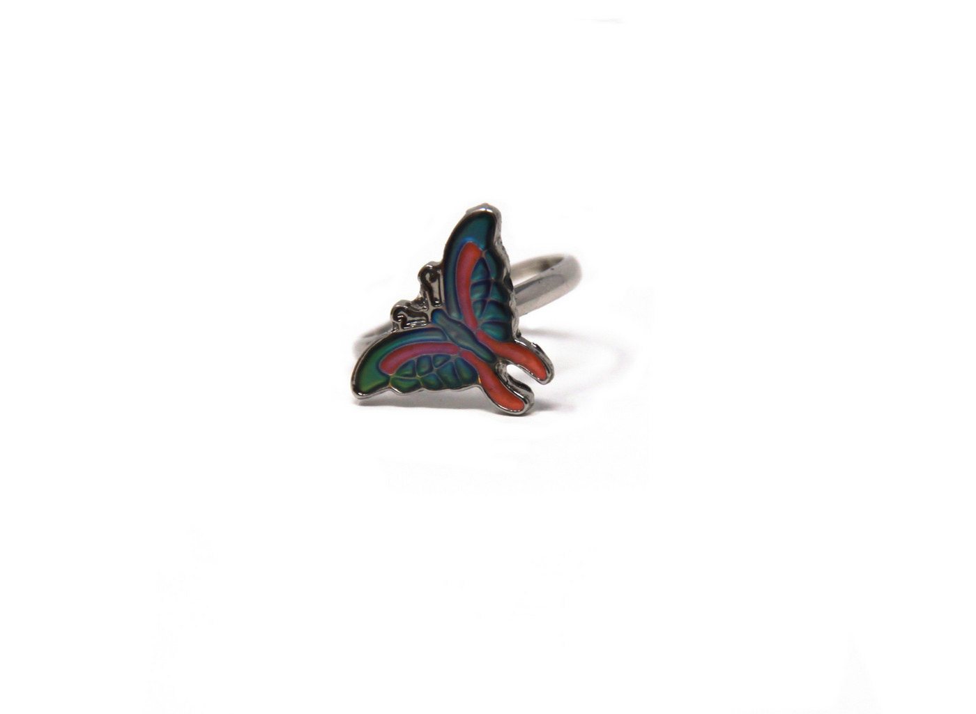 Cornelißen Fingerring Stimmungsring Schmetterling Motiv 3 1,5 cm Ø, verfärbt sich je nach Stimmung Cornelißen Fingerring Stimmungsring Schmetterling Motiv 3 1,5 cm Ø, verfärbt sich je nach Stimmung von Cornelißen